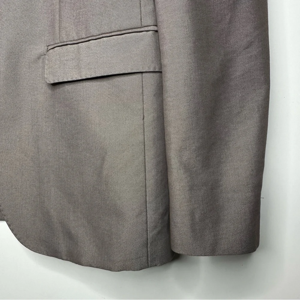 ZARA MAN Greige Two Button Blazer Sport Coat Size 38